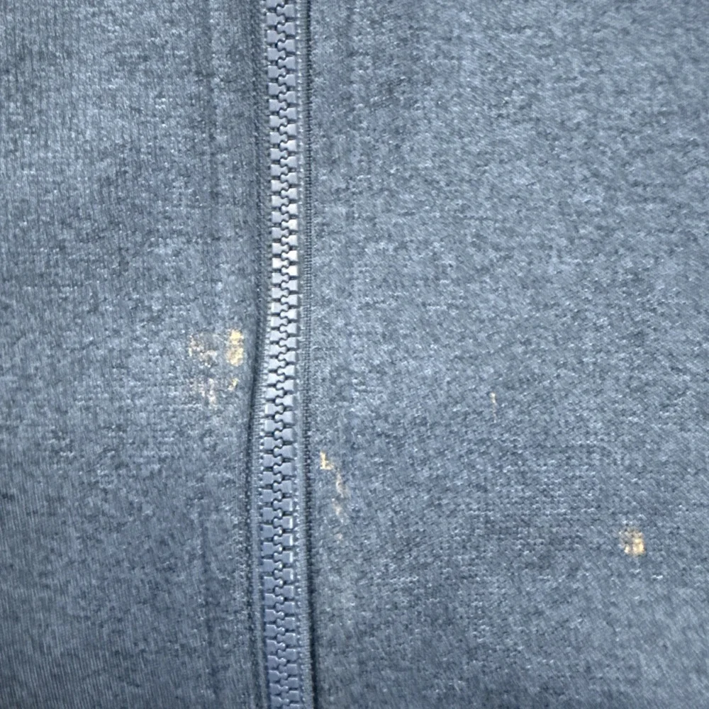 The‎ North Face Men Medium Blue Soft Fleece Full Zip Utility Jacket w/Pockets